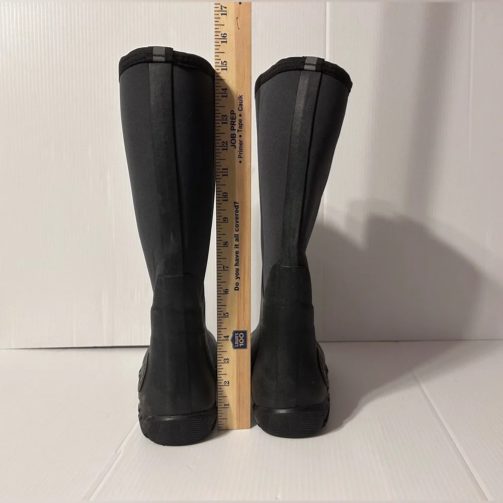 Habit black waterproof rain hunting outdoor boots men size 7